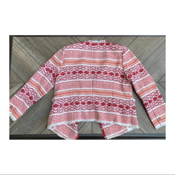 LOFT Red Fiesta Jacket 4 - Picture 4 of 4